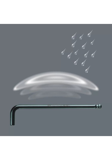 Wera 950 Pkl Bm Allen Anahtar, Metrik, Blacklaser, 8 X 200 Mm