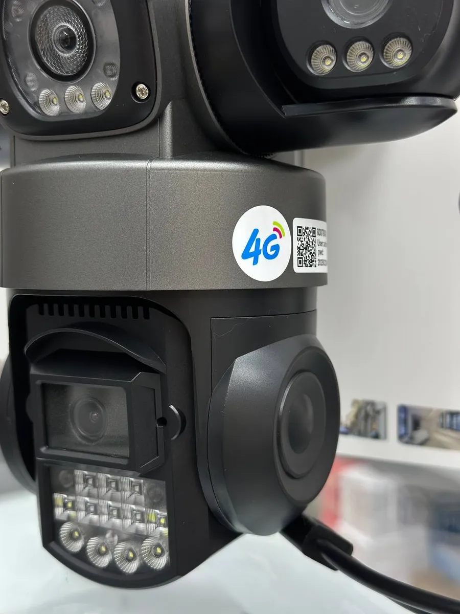 6mp Üçlü Lens 4g Sım Kartlı Ptz Kamera: 360 Dönebilen Panoramik, 7/24 Kesintisiz Kayıt, Hareket Algılama Ve Sesli Alarm, Gece Görüş, Su Geçirmez