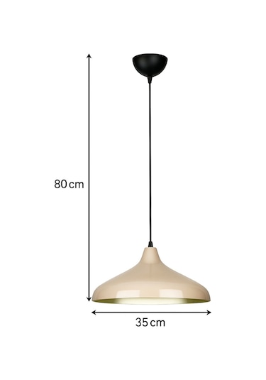 Nil Kahverengi Renk Özel Tasarım Modern Dekoratif Cafe Sarkıt Cafe - Mutfak Tekli Avize Kahverengi