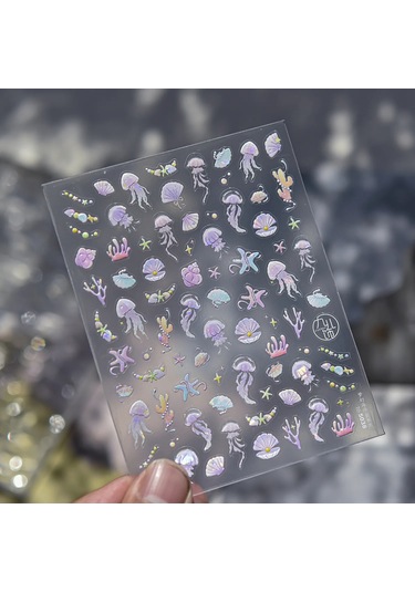 1 Adet Sevimli Bir Torba Denizyıldızı Tırnak Charm Çıkartmalar 3d Jöle Okyanus Balık Kabarcık Yapışkanlı Tırnak Etiket Dıy Yaz Tırnak Sanat Süslemeleri Siyah Gri