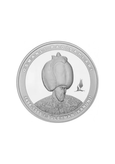 Agakulche Kanuni Sultan Süleyman Osmanlı Gümüş Sikke Coin
