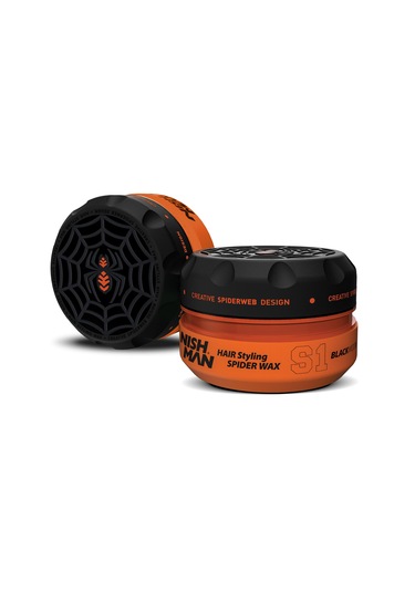 Nishman Hair Styling Spider Wax S1 Black WIDOW 150ml