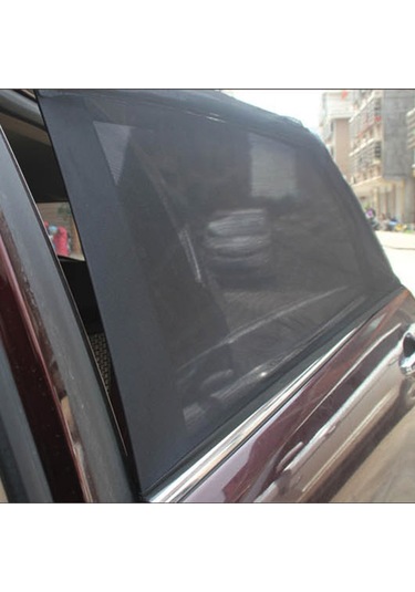 Araba Arka Cam Güneşlik Perdesi İç Güneş Koruması Pencere Filesi Kapağı Sivrisinek Koruması 2 Adet