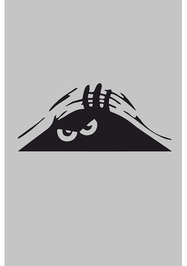 Bagajdan Bakan Adam Araç Oto Sticker (30X13,5 Cm)