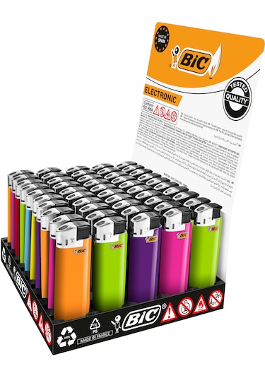 Bic J8 Elektronik Çakmak 50 Adet