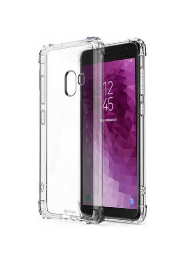Blogy Galaxy J6 Plus İle Uyumlu Crystal Fit Kılıf Crystal Clear