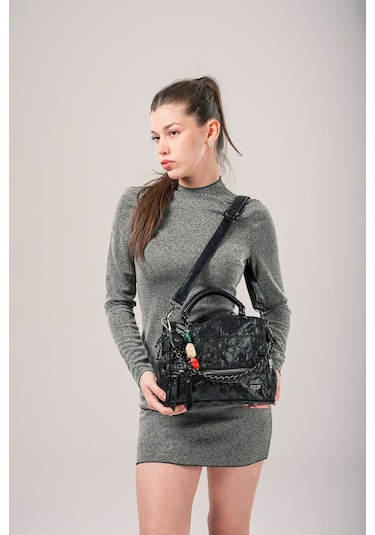 Ççs Kadın Omuz Çantası Ccs18030 Siyah Siyah