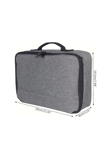 Willowhaven Dayanıklı Gri Projektör Taşıma Çantası Büyük Kapasiteli Şok Emici