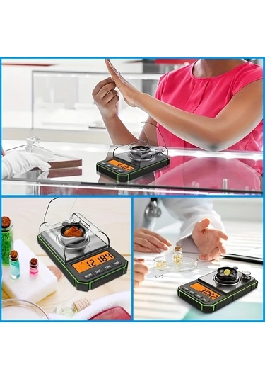 Dashanshop 1 Adet Blue Line Yüksek Hassasiyetli Dijital Cep Terazisi 50g Kapasite 0.001g Çözünürlük Lcd Ekran Hafif Taşınabilir -