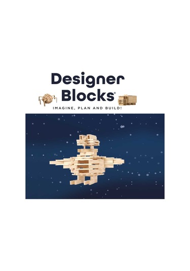 Designer Blocks 100 Doğal Ahşap Parça 3+ Yaş 1+ Oyuncu