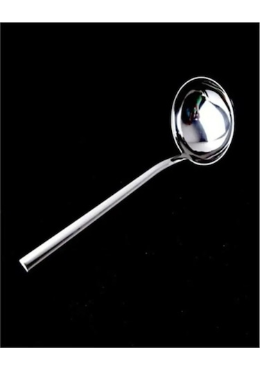 Servis Kepçesi Çubuk Sade Model 18/10 304 Kalite Çelik Kalın