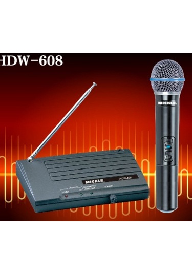 Mickle Hdw608 El Telsiz Mikrofon