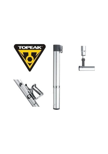 Topeak Pompa Micro Rocket Alt 160psi 250177 Siyah