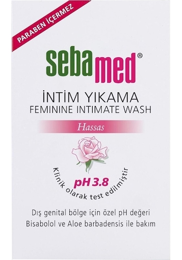 Sebamed İntim Yıkama Jeli - Hassas Ciltler için ph 3.8 Dış Genital Bölge Temizleyici İntim Bakım Ürünü 200 ML