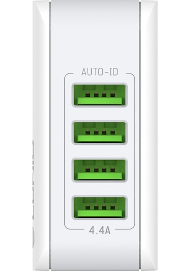 Ldnio A4403 4 Usb Girişli Şarj Adaptörü Beyaz