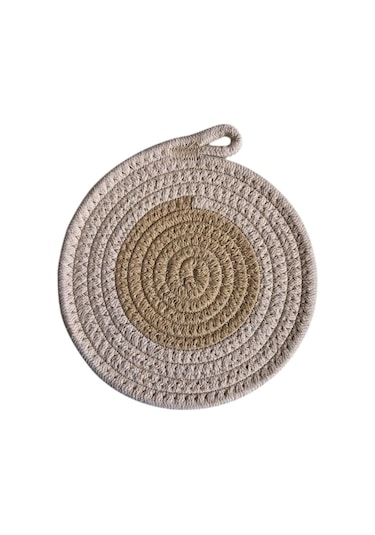 Suntek Çiftlik Evi Masa Mat Kaymaz Rustik Örgülü Yer 18cm