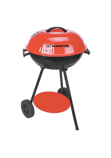 Madfox Cook Taşınabilir Kömür Barbekü Mangal Kırmızı Siyah