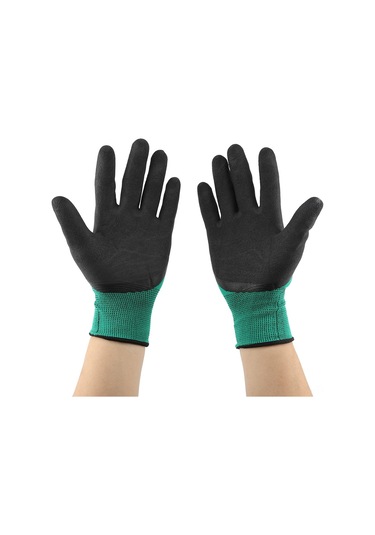 Mufunye Ergonomik 13 İğne Askılı, Soluklu Pamuk İpi, Geniş Alanlı Kayma Engellli, Bahçe Ve Ziraat Çalışmaları İçin Koruyucu Eldivenler Logo Yok