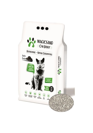 Magicsand Cat Litter Active Carbon Bentonit Kedi Kumu 20 L