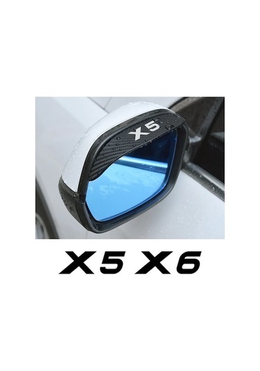 Flybuy Yumuşak Yağmur X6-bmw X6 X5 Şekillendirici Kauçuk Kaş İçin G06 G05 F16 F15 E72 E71 E70 E53 Dış Dikiz Çift Aynası Aksesuarları 2008-2023 1 Ni