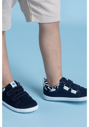 Smart Walker Recycled Canvas Eco Lacivert Barefoot Çocuk Ayakkabı-eco Lacivert