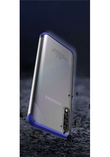 Samsung Galaxy Uyumlu A50s Kılıf Zore Nili Kapak Mavi