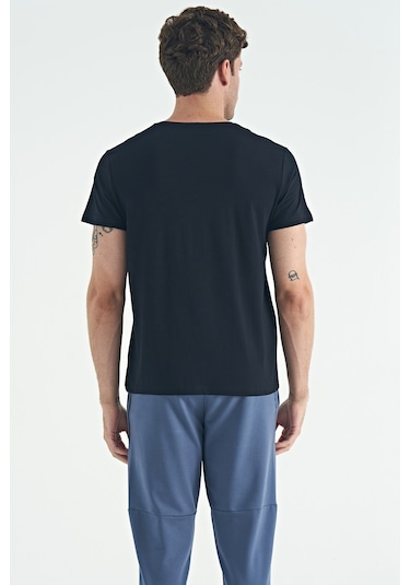 Air Jones Tommy Life Calvin Lacivert Basic Erkek T-shirt - 88245 Lacivert