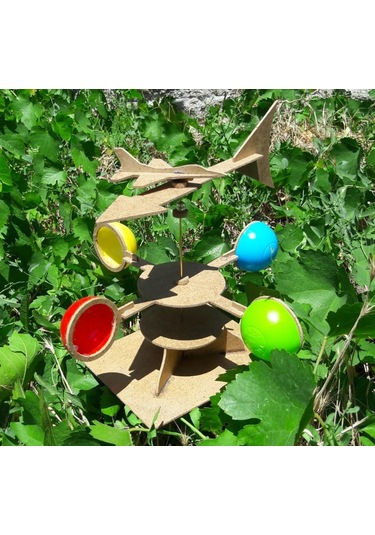 Ece Rüzgargülü Yapma Rüzgar Yönü Bulma Deney Seti Demonte