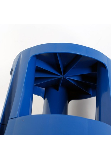 Snapper Mağaza Için Çift Katlı Kaymaz Tekerlekli Tabure Mavi Renk