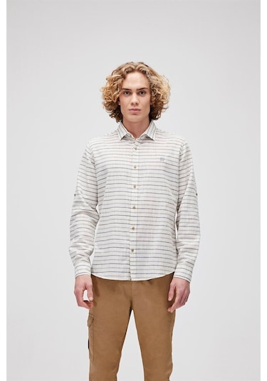 Bad Bear Marshall Erkek Lacivert Klasik Yaka Gömlek 210130010-NVY Lacivert