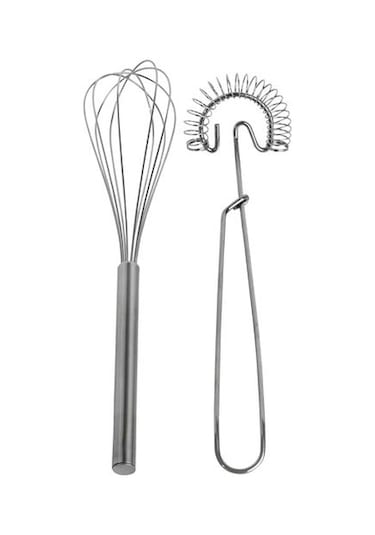 2 Li Set Çırpıcı Ikea 25 CM Ve Çırpıcı 26 CM Gümüş