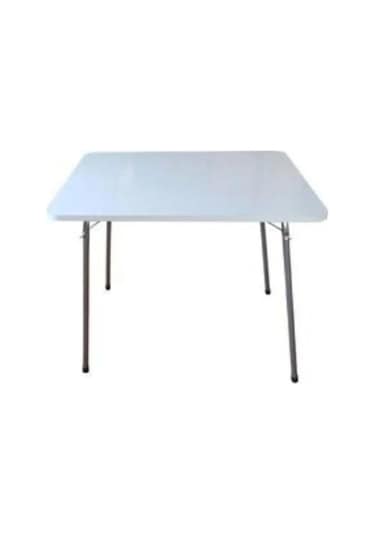 Beyaz Katlanır Masa Balkon Bahçe Kamp Piknik Masası 45 x 60 CM Beyaz