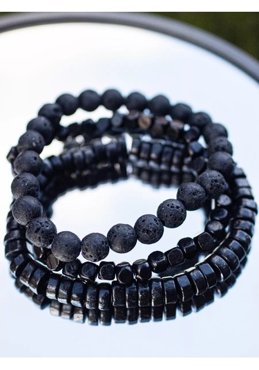 Rasputın Brand Lava Bileklik Seti 230858269 Siyah