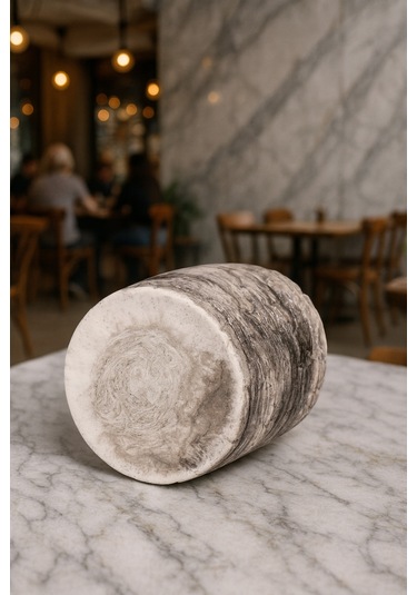 Dekoratif Kokulu Mum Home Mermer Deseni