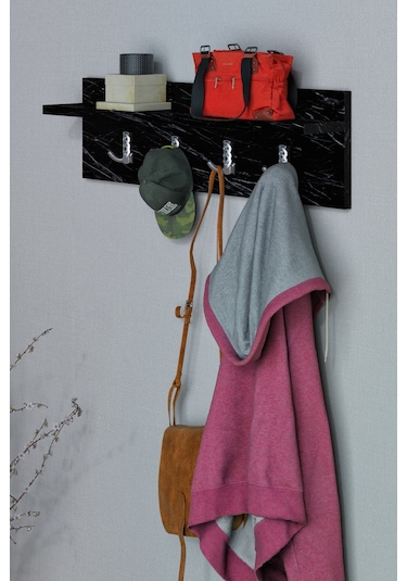 Asela Raflı Antre Genç Odası Duvar Askılığı Anahtarlık