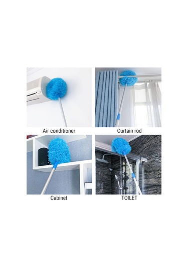 Reedark Uzun Mikrofiber Tavan Vantilatörü Toz Bezi - 140 Cm Genişletilebilir Sap İle Çok Amaçlı Temizlik