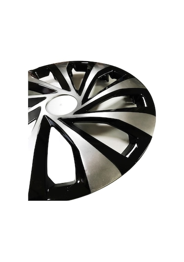 Honda City Uyumlu 14 Inç Piano Black Siyah Gri Jant Kapağı 4 Adet Set