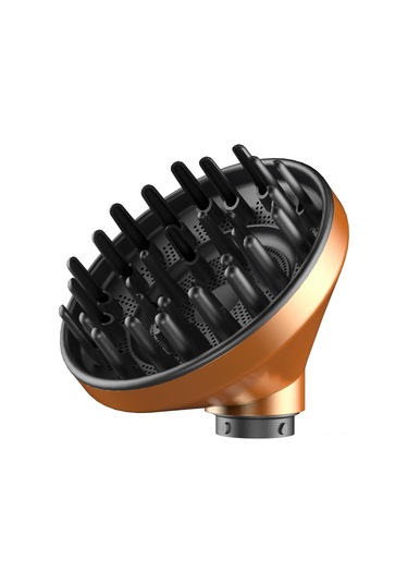 Shineyee Dyson Saç Kurutma Fırçası İçin Yeni Nesil Difüzör, Hızlı Ve Yumuşak Kurutma, Altın Bakır Renk