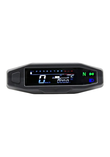Pazly Motosiklet Dijital Rpm Ölçer Ve Kilometre Sayacı K20730-1