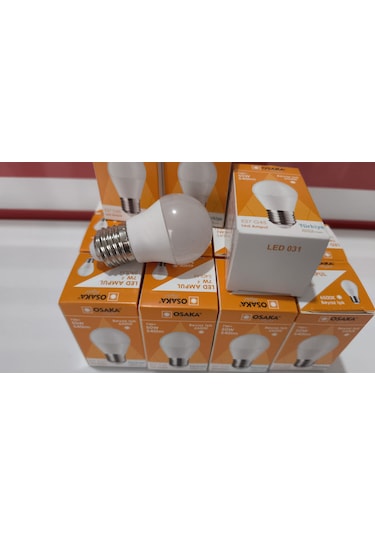 230v 7w E27 G45 Led Top Ampul Beyaz Led 031 10 Adet