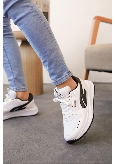 Daxors D0128 Günlük Ortopedik Erkek Sneaker Spor Ayakkabı Beyaz