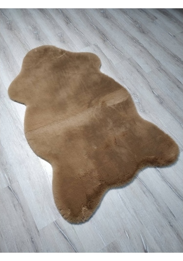 Mucize Tavşan Süet Taban Gtcamel Post Halı 80 x 150 Cm