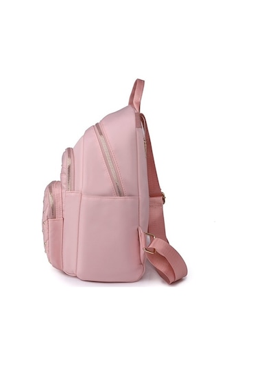 Lixiaqu01 Pink Seyahat Sırt Çantası, Çift Omuz Çantası, Şık AÇIK PEMBE Açik Pembe