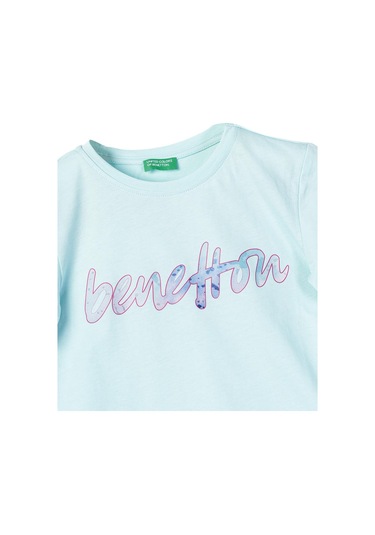 United Colors Of Benetton Kız Çocuk Tshirt Bnt-g21259 001
