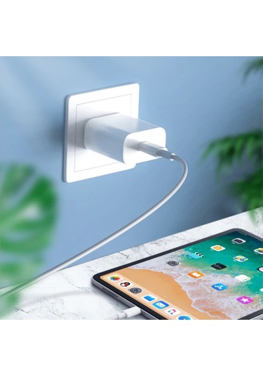 Monyee 20w Usb-c Pd Hızlı Şarj Aleti - İphone 14/13/12, İpad Ve Daha Fazlası İçin 30 Dakikada %50 Şarj, Aşırı Akım/koruma, Kompakt Beyaz