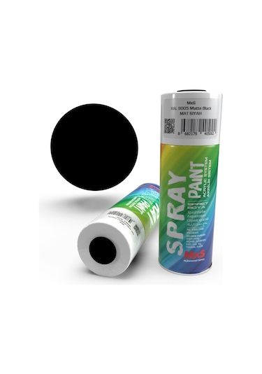 Mxs - Ral 9005-M - Mat Siyah - Sprey Boya