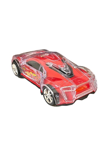 Şimşek Mcqueen 20cm Araba Çarp Dön Araba Işıklı Müzikli Şimşek Mcqueen Renkli