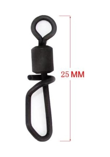 Muqzı Spor Aksesuarı 20 Adet Amerikan Tarzı Hızlı Değişim Döner Balıkçılık Terminali Aksesuar Mücadele