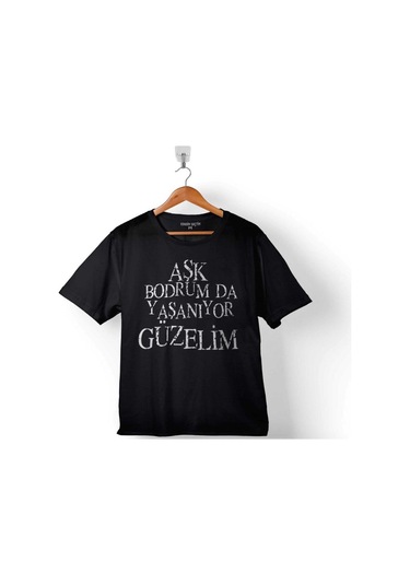 Aşk Bodrumda Yaşanıyor Güzelim Bodrum Tatil Çocuk Tişört