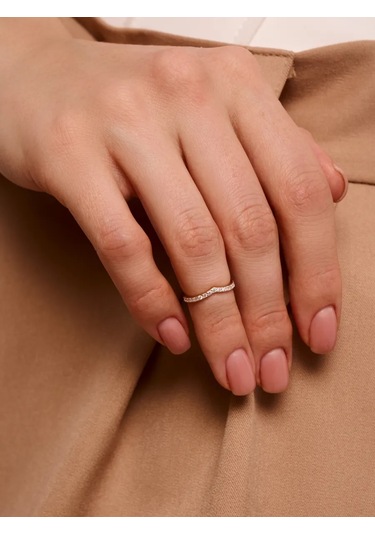 Zoloto Russkih Fantasite Taşlı 925 Ayar Gümüş Kaplama Parmak Yalancı Yüzüğü 363183196 Gri